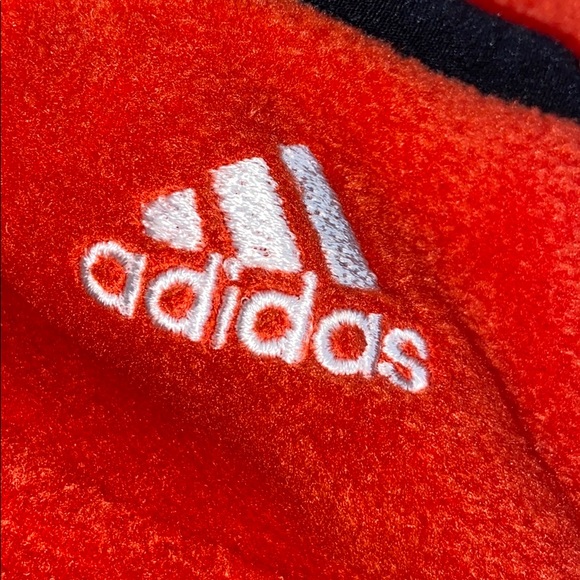 Vintage Team Adidas Red Fleece Vest Size XL - Picture 2 of 5